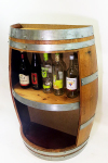 Split Barrel Display Shelf