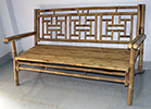 Bamboo bench