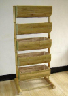 BBD-5 Bamboo 5 Bins Display