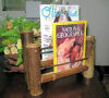 Black Bamboo Magazine Racks