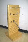 BSS Series Bamboo Slatwall Stand