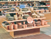 BRT-36, Engneered Bamboo 3 Tiered Rectangle Display Table