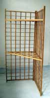 Engineered BambooGridwall� Bi-Fold Stand