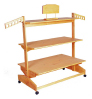 EBLS Engineered Bamboo 3 Tiers Shelves Rack