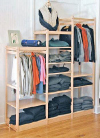 Engineered Bamboo Display Shelving
