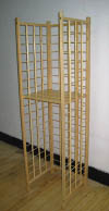Engineered Bamboo Cube Bin Shelving