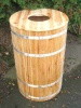 MCGP-20 Circular Cedar Waste Rectpacle