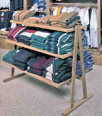 BAT-26, Engineered Bamboo A Frame Display Table