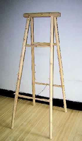 DDE Series Log Wood Double Sided Display Easel